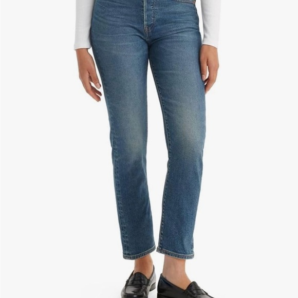 Classic Blue Denim Levi Jeans size 30 wedgie straight - Picture 4 of 6